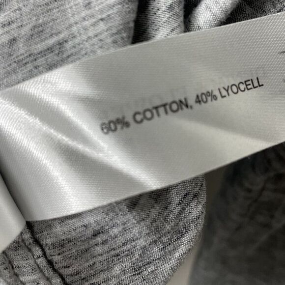 DENIM & FLOWER Shirt Mens XL Button-Down Gray Crosshatch Cotton Lyocell Blend - Picture 9 of 10